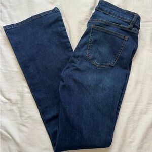 Fire & Rain Denim Jeans Dark Wash Womens Juniors Size 7 Flare Leg
